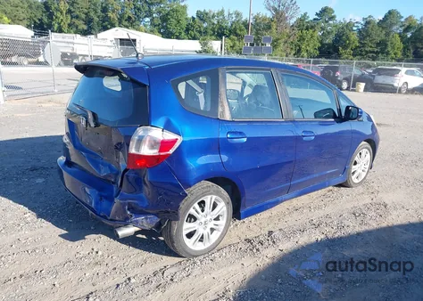 2010 Honda Fit Sport from USA, damaged, VIN JHMGE8H45AS020321
